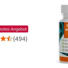 Bio Astaxanthin Kapseln, 8mg pro Tag, aus Haematococcus pluvialis. Was ist das? Ein starkes Antioxidans in veganer Form.