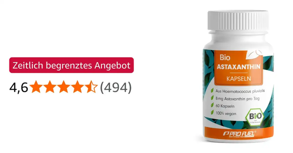 Astaxanthin - was es kann und worauf du beim Kauf achten solltest